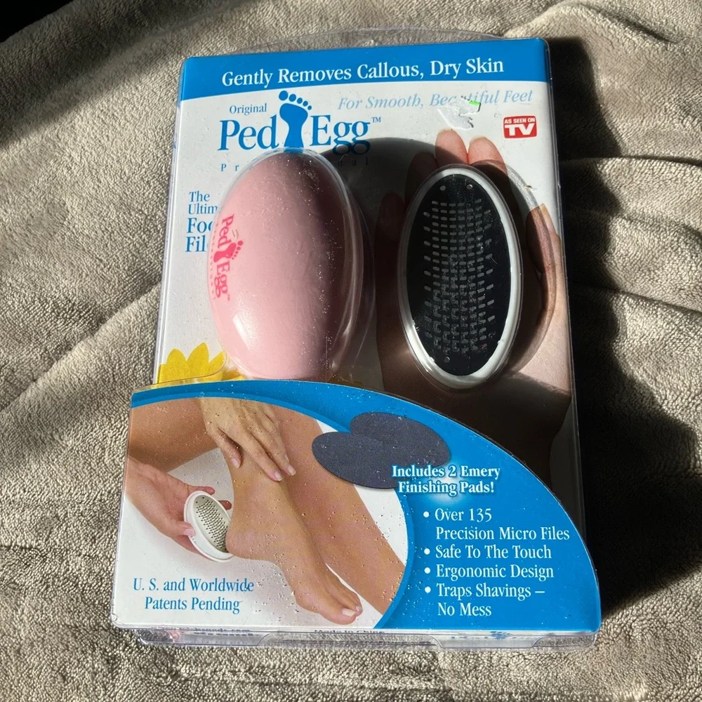 Ped Egg - Original, Professional ~ Ultimate Foot File As Seen On TV ~ SEALED NEW - Picture 1 of 2